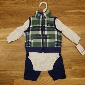 *Sold*🌸Carters 3 piece outdoors outfit NWT🌸